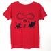 Disney Tops | Disney Women's Junior's Lion King Hakuna Matata Simba+ T-Shirt Red Size S 3/5 | Color: Black/Red | Size: S