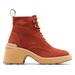 Sorel Hi-Line Heel Lace Boot - Womens Warp Red Tawny Buff 10 2009141-849-10