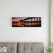 East Urban Home 'Manhattan Beach Pier, Manhattan Beach, California' Photographic Print on Canvas Canvas, in Black/Brown/Gray | Wayfair