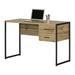 South Shore Mezzy Desk Wood/Metal in Black/Brown | 30 H x 47.25 W x 19.75 D in | Wayfair 14302