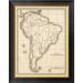 Global Gallery Map of South America, 1839 by Samuel Augustus Mitchell Framed Graphic Art Paper | 20 H x 26 W x 1.5 D in | Wayfair GCF-295179-22-131