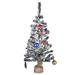 The Holiday Aisle® 2'11" H Flocked Snow Pine Flocked/Frosted Christmas Tree in Green | 17.7 W in | Wayfair 5093280C3C0B4715AB62497AB7D95E01