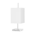 Hudson Valley Lighting MIKAELA 1 LIGHT TABLE LAMP, Linen in Gray | 18.25 H x 7 W x 7 D in | Wayfair HL700201-PN