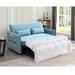 Ebern Designs Nahuel Twin Daybed Upholstered/Velvet in Blue | 33 H x 33 W x 57 D in | Wayfair 58495C07474B4DF984DB1D67E6BFD158