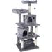 Tucker Murphy Pet™ Multi-Level Cat Tree Tower w/ Scratching Posts Perch Hammock Pet Furniture Kitten Activity Tower Kitty Play House Manufactured Wood | Wayfair