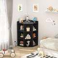 Latitude Run® Corner Cabinet Corner Storage w/ USB Ports & Outlets, Corner Cube Toy Storage For Small Space | 33.9 H x 28.1 W x 20 D in | Wayfair