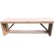 Banc de Jardin Nick Douglas 130Lx43Hx38P cm,robustes banc en bois, terrasse, balcon, jardin meuble