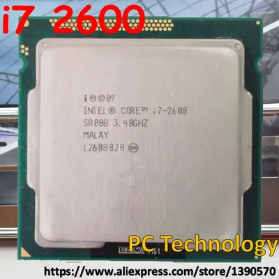 Original Intel Core i7-2600 i7 2600 3.4GHz CPU 8M LIncome 1155 95W façades-Core Livraison gratuite