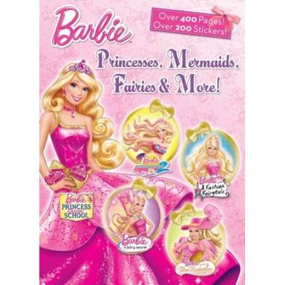 Princesses Mermaids Fairies More Barbie Super Jumbo Coloring Book