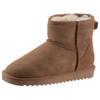 Winterboots ARA "Alaska", Damen, Gr. 40, braun (cognac), Veloursleder, Lammfell, unifarben, sportlich, Schuhe, Winterboots, Stiefel in bequemer Weite G (=weit)