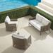 Seton 3-pc. Loveseat Swivel Set - Glacier, Swivel Lounge Chairs in Glacier - Frontgate