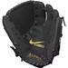 Nike Alpha Edge Basket Web Youth 11.5" Baseball Glove - Right Hand Throw Black/Black/Gold