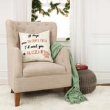 Rizzy Home If Hugs Were Snowflakes Throw Pillow Cover