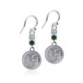 Dayna Designs Colorado State Rams Dangle Crystal Earrings