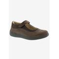 Women's Rose Mary Jane Flat by Drew in Brown Foil Leather (Size 6 1/2 N)