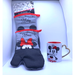 Disney Kitchen | Disney Mickey & Minnie Mouse 2 Oven Mitts Oversize And Minnie Mouse Mug New | Color: Black/Red | Size: Os