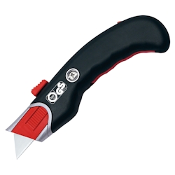 Midori 9 x WEDO® Cuttermesser Safety Premium 78815 Teppichmesser 19 mm Trapezklinge Universalmesser Paketme Image