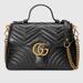 Gucci Bags | Authentic Gucci Gg Marmont Small Top Handle Bag | Color: Black | Size: Os