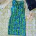 Lilly Pulitzer Dresses | Lilly Pulitzer A-Line Lulu Dress Printed Cotton Size 10 Nwt | Color: Blue/Green | Size: 10