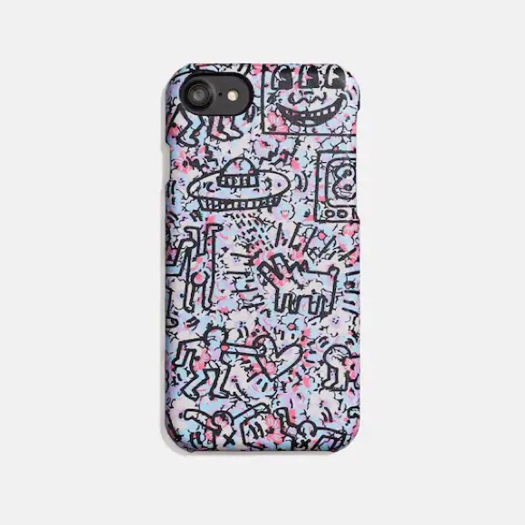 Coach Cell Phones & Accessories | Coach Keith Haring Phone Case I Phone | Color: Blue | Size: Os