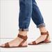 Madewell Shoes | Madewell The Broadwalk Ankle Strap Leather Sandal | Color: Brown | Size: 9