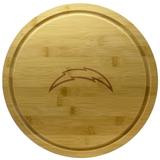 Los Angeles Chargers 13'' Rotating Bamboo Server