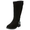 Weitschaftstiefel SHEEGO "Große Größen", Damen, Gr. 43, XXL-Schaft, schwarz, Obermaterial: 100% Leder;Einsatz: 100% Textilmaterial, klassisch, Schuhe Reißverschlussstiefel Weitschaftstiefel Reiterstiefel, mit elastischer Zierschnalle