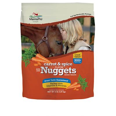 Manna Pro Carrot & Spice Flavored Bite-Size Nuggets, 4 lbs.