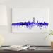 East Urban Home 'Washington, DC Skyline' by Michael Tompsett Graphic Art Print on Wrapped Canvas Canvas/Metal in Black/Gray/Pink | Wayfair