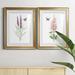 Ophelia & Co. Wildflower Botanical I - 2 Piece Painting Print Set, Solid Wood in Green/Indigo/Pink | 31 H x 44 W in | Wayfair