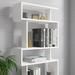 Latitude Run® Younus Geometric 6-Shelf Wall Library 64"H-23"W Wood in White | 64 H x 23.6 W x 7.6 D in | Wayfair 88869DE5FB9F4884B6353080AFA0142A