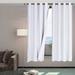 Eider & Ivory™ Branches 2 Panel Woven Room Darkening Blackout Curtain Panels Polyester in Gray | 63 H x 52 W in | Wayfair