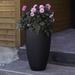 Mayne Inc. Caprio Tall Resin Pot Planter w/ Water Reservoir Resin/Plastic in Black | 26 H x 16 W x 16 D in | Wayfair MP5906B