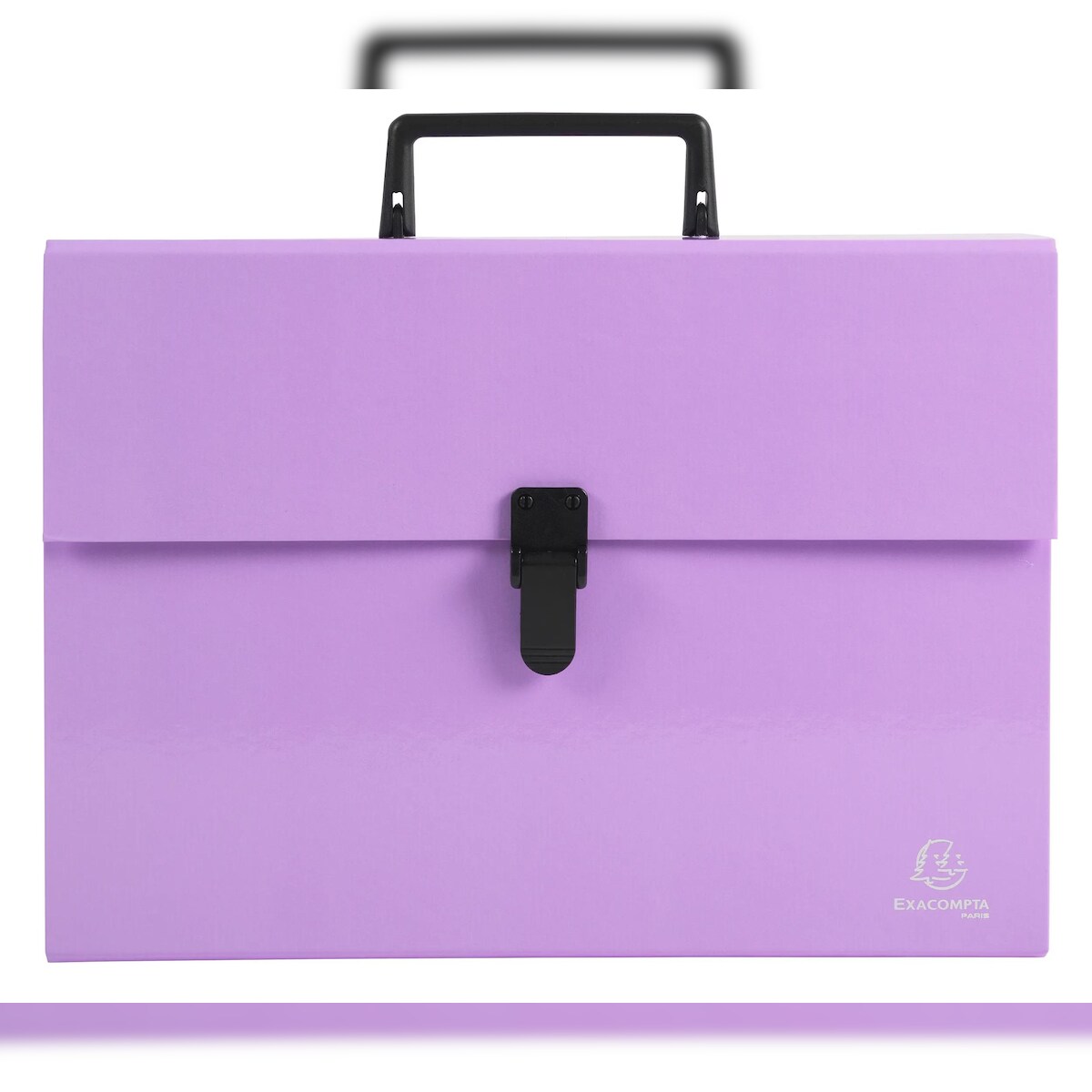 Exacompta 56765E 4x Fächermappe mit Griff, 18 Fächer, Aquarel - Malve Image