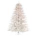 Vickerman 693384 - 9' x 73" Artificial Flocked Slim Pistol Pine 2600 Warm White LED Lights Christmas Tree (K226181LED)