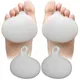 Coussinets métatarsiens en gel de silicone pour pieds sensibles sous-gel pour chaussures balle