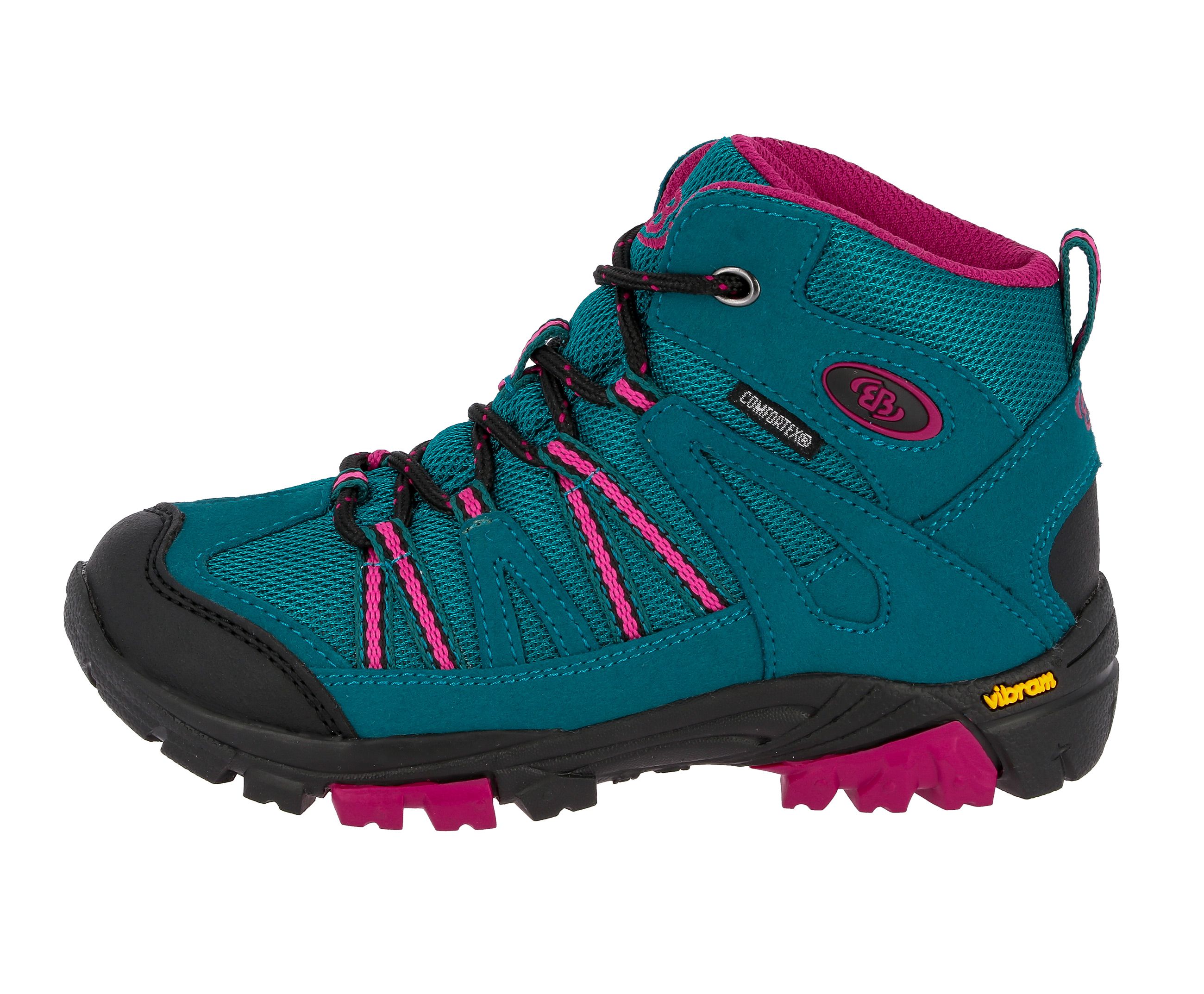Wanderschuh BRÜTTING "Outdoorstiefel Ohio High", Gr. 32, blau, Synthetik, Schuhe Image