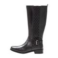 Weitschaftstiefel SHEEGO "Große Größen" Gr. 39, XL-Schaft, schwarz Damen Schuhe Lederstiefel