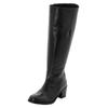Weitschaftstiefel SHEEGO "Große Größen", Damen, Gr. 43, XXL-Schaft, schwarz, Obermaterial: 100% Leder, klassisch, Schuhe, aus Echtleder, mit Stretch-Einsatz