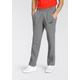 Trainingshose PUMA "ESS LOGO PANTS TR OP SRL" Gr. XXXL, N-Gr, grau (medium gray heather) Herren Hosen Trainingshosen