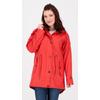 Regenmantel DEPROC ACTIVE "Friesennerz ankergluttraum WMN", Damen, Gr. 46 (L), rot, Obermaterial: 100% Polyurethan; Futter: 100% Polyester, casual, Langarm mit Druckknopf, Mäntel, auch in Großen Größen erhältlich