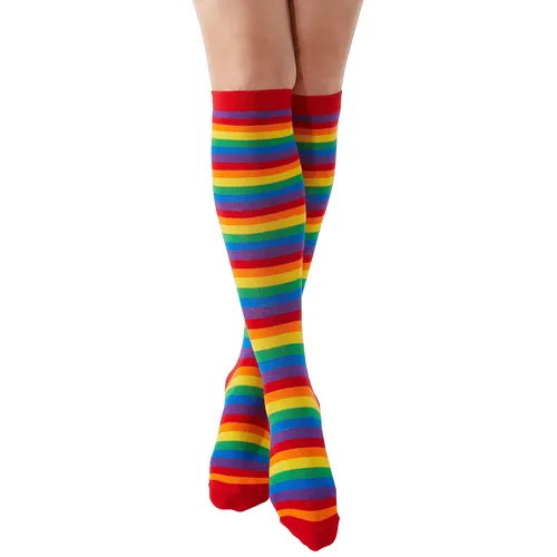 Kniestrümpfe Regenbogen