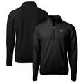 Men's Cutter & Buck Black Oregon State Beavers Big Tall Cascade Eco Sherpa Fleece Quarter-Zip Jacket