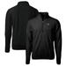 Men's Cutter & Buck Black Florida Gators Big Tall Cascade Eco Sherpa Fleece Quarter-Zip Jacket