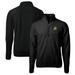 Men's Cutter & Buck Black Oregon Ducks Big Tall Cascade Eco Sherpa Fleece Quarter-Zip Jacket