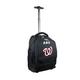 MOJO Black Washington Nationals 19'' Personalized Premium Wheeled Backpack