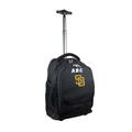 MOJO Black San Diego Padres 19'' Personalized Premium Wheeled Backpack