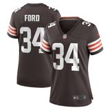 Women's Nike Jerome Ford Brown Cleveland Browns Game Player Jersey