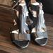Michael Kors Shoes | Michael Michael Kors Black & Chrome Heels | Color: Black | Size: 9.5