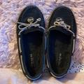 Coach Shoes | Black Suede Coach Moccasins. | Color: Black | Size: 7